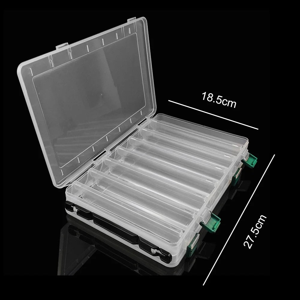 APWIKOGER Fishing Lure Box Double Sided Storage Case