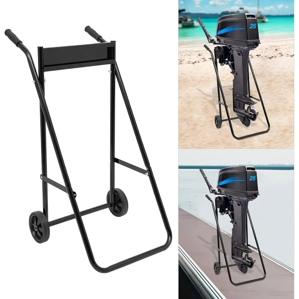 Outboard Motor Trolley Stand Foldable Engine Carrier