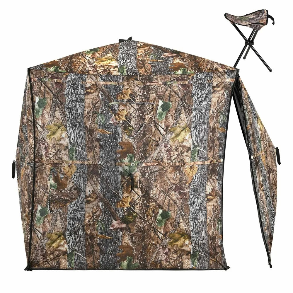 360 Degree Hunting Blind For Three Person With Open Door