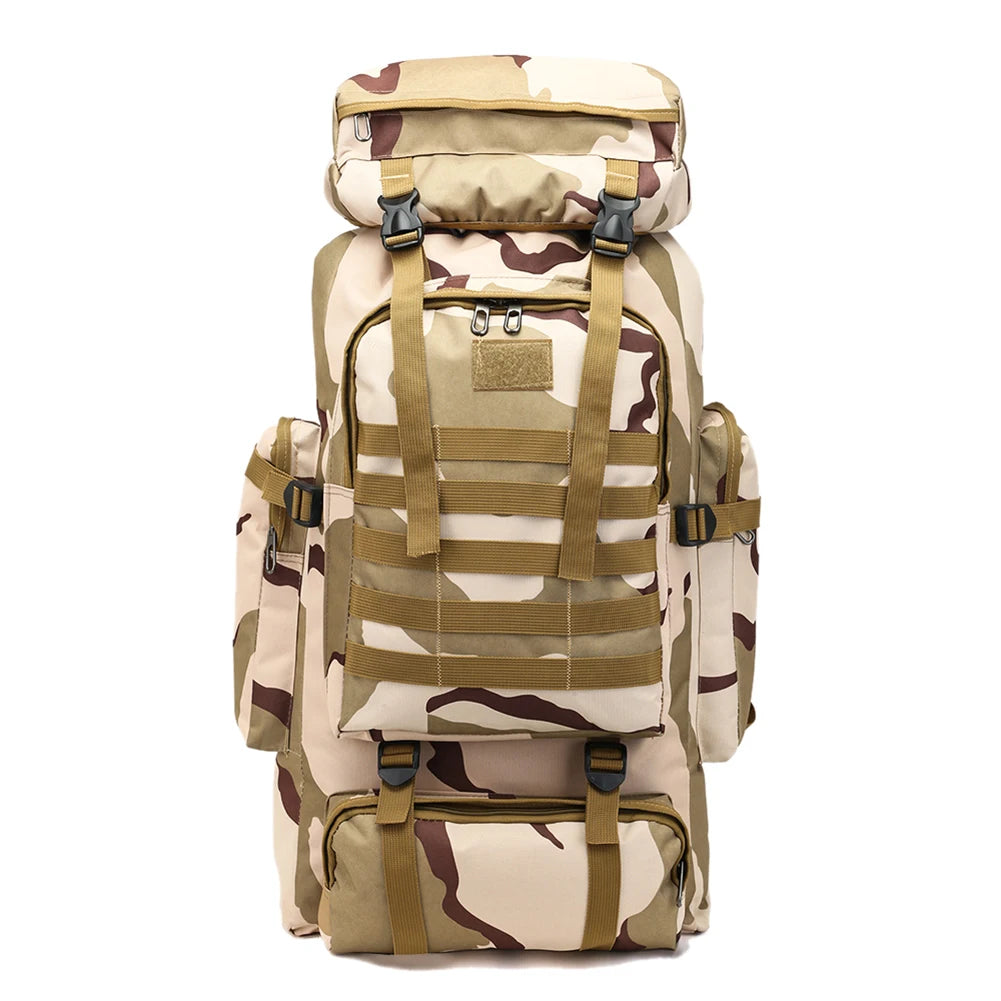 Tactical Outdoor Backpack Rucksack For Camping Hiking Trekking