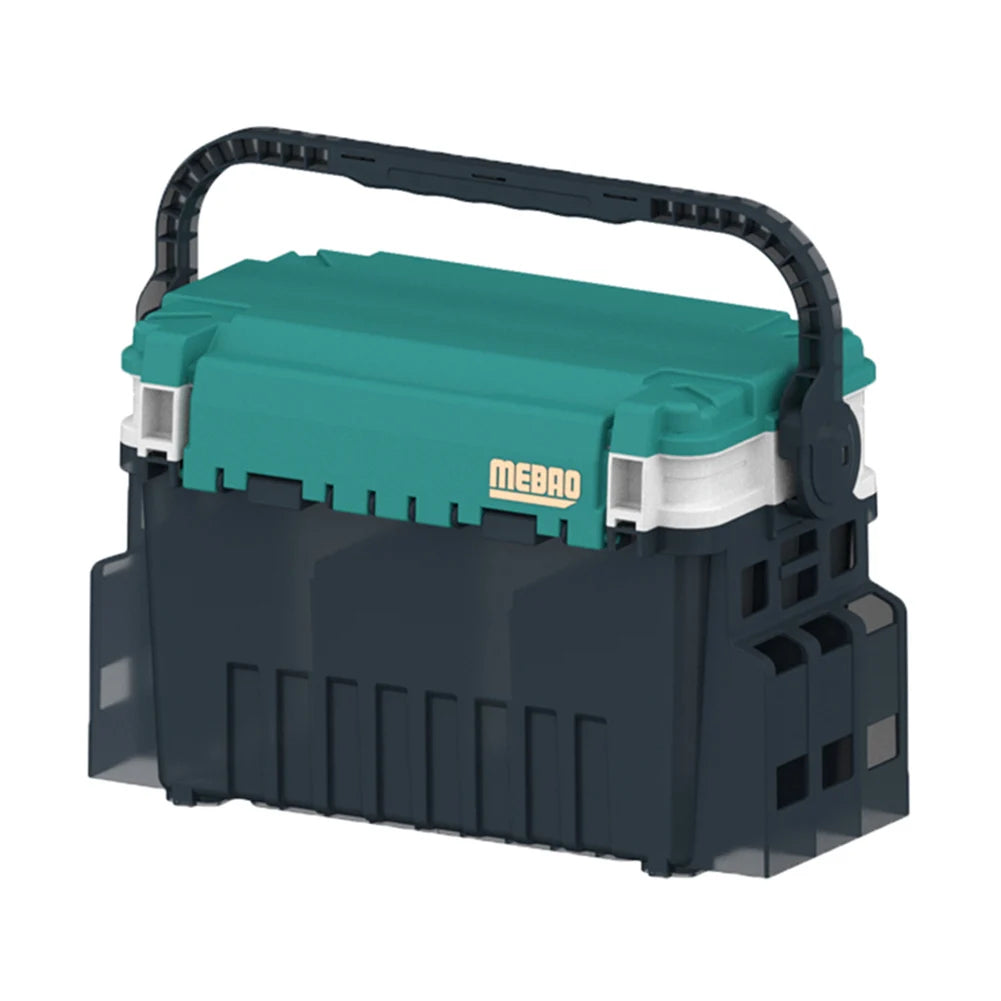 APWIKOGER Double Layer Fishing Rod Reel Box Large Capacity Case