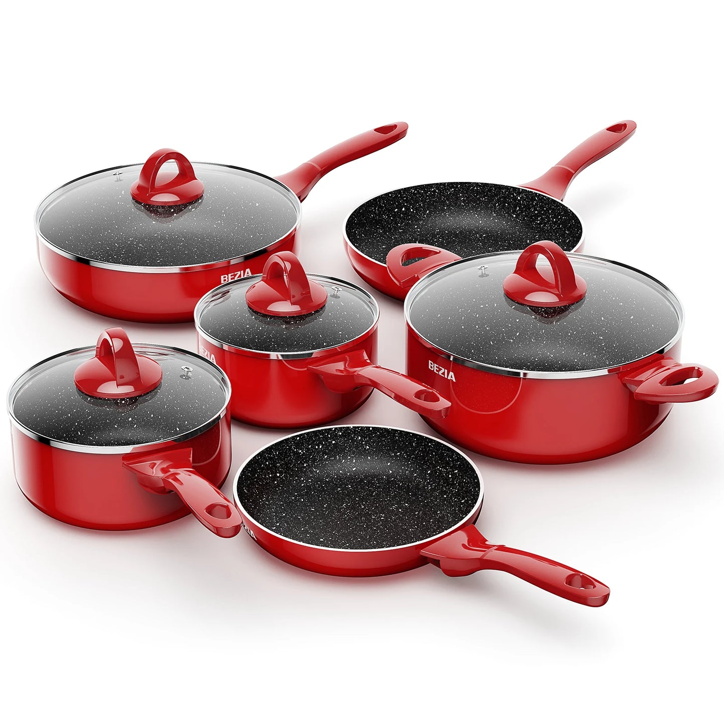 Bezia Induction Cookware Set Nonstick Pots And Pans