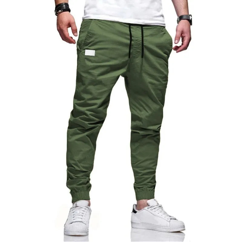 Men's Casual Cargo Jogger Pants Sweatpants With Multi Pockets