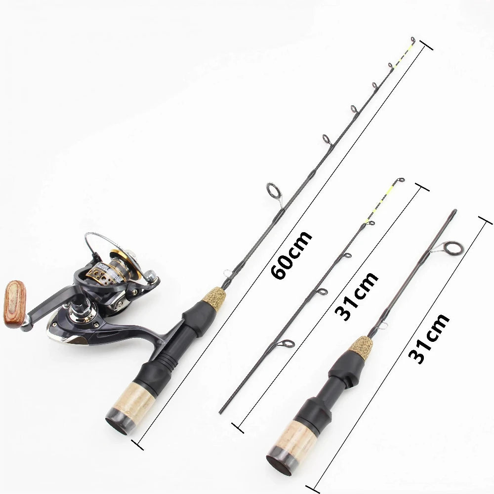 1pc-60cm/ 23.62inch-Carbon Fiber Multi-Function Fishing Rod (Single Fishing Rod)-Winter Fishing-Durable and Lightweight