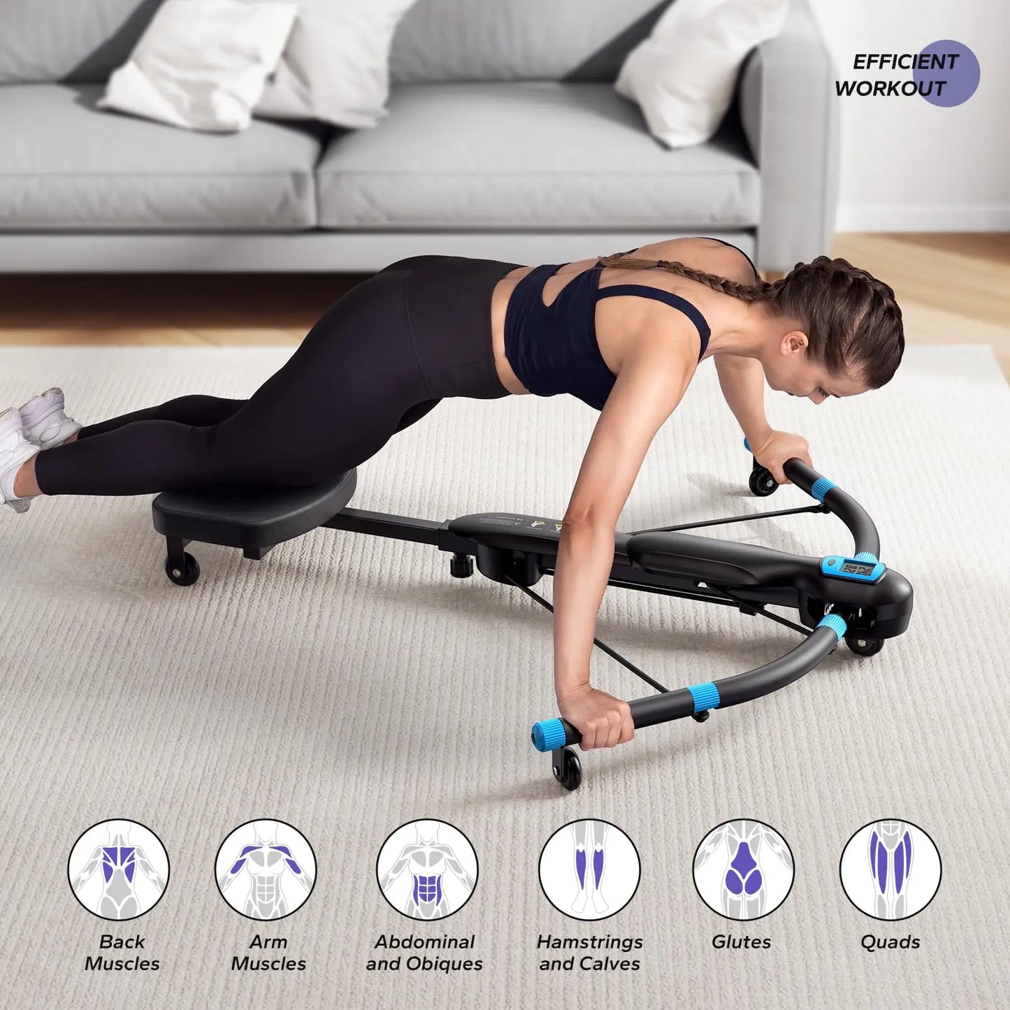 MERACH Core Trainers Ab Machines Rowing Dragonfly Home Gym Fitness