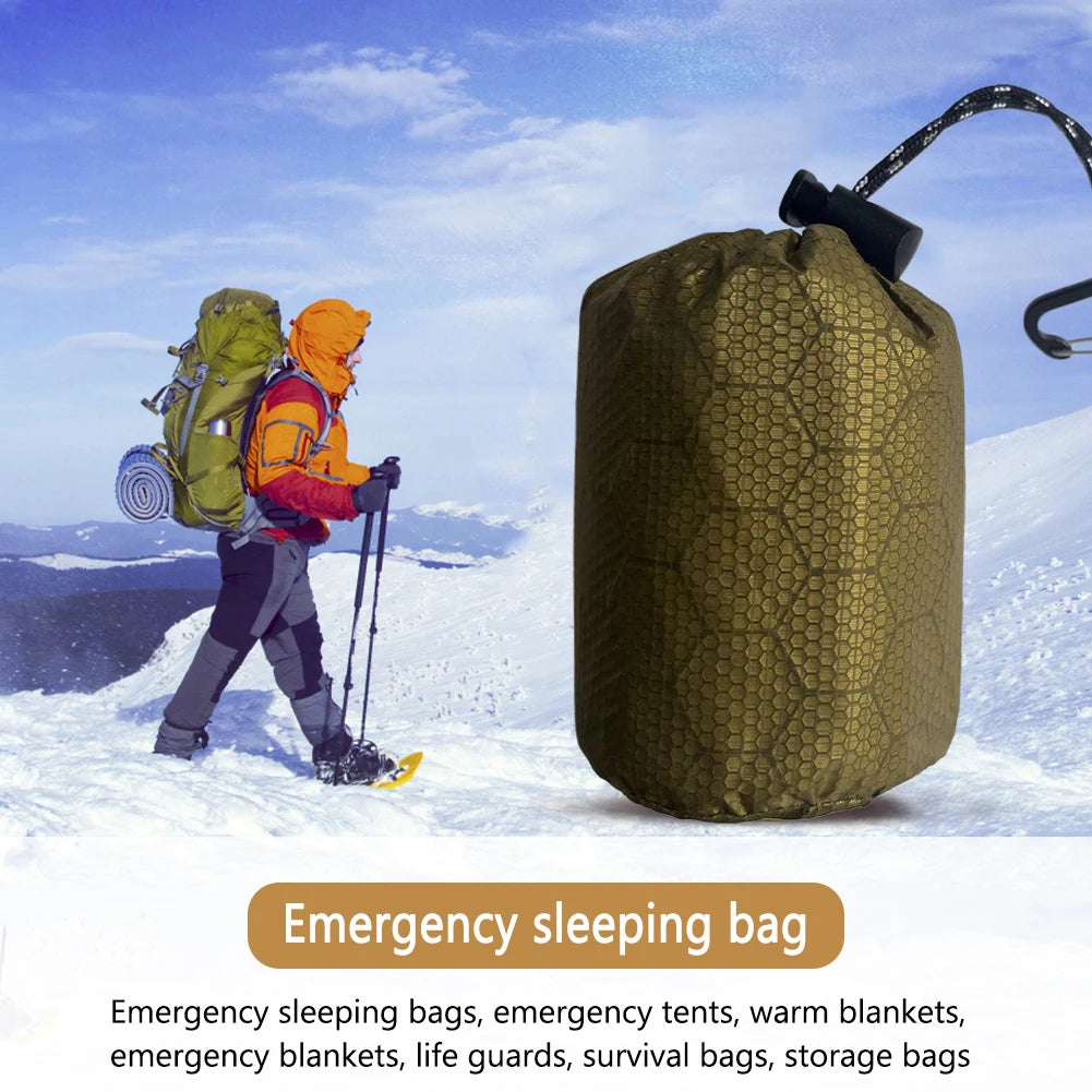 Shunmaii Waterproof Thermal Emergency Sleeping Bag Bivy Sack