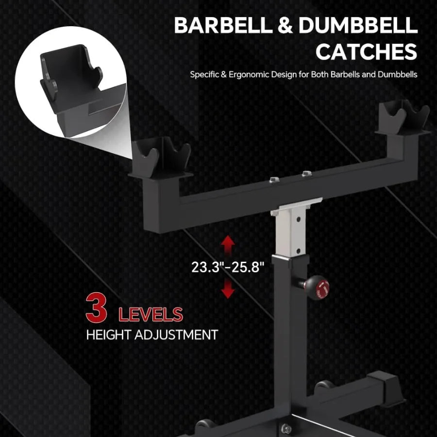 XMSJ Adjustable Preacher Curl Bench For Home Gym Strength Training