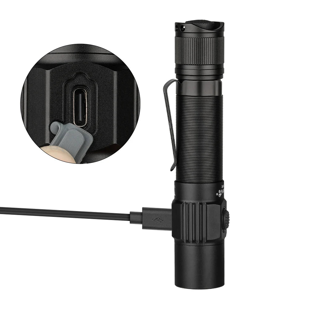 TrustFire T10R Tactical LED Flashlight 1800 Lumen USB Rechargeable