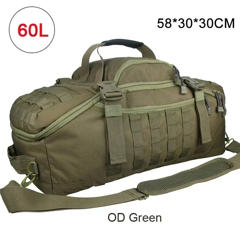 LQARMY Molle Tactical Duffle Bag For Camping And Hiking