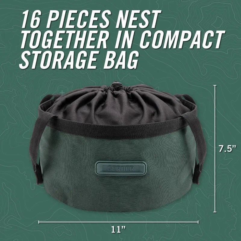 ComplEAT Camping Cook Set Dishwasher Safe Outdoor Kitchenware