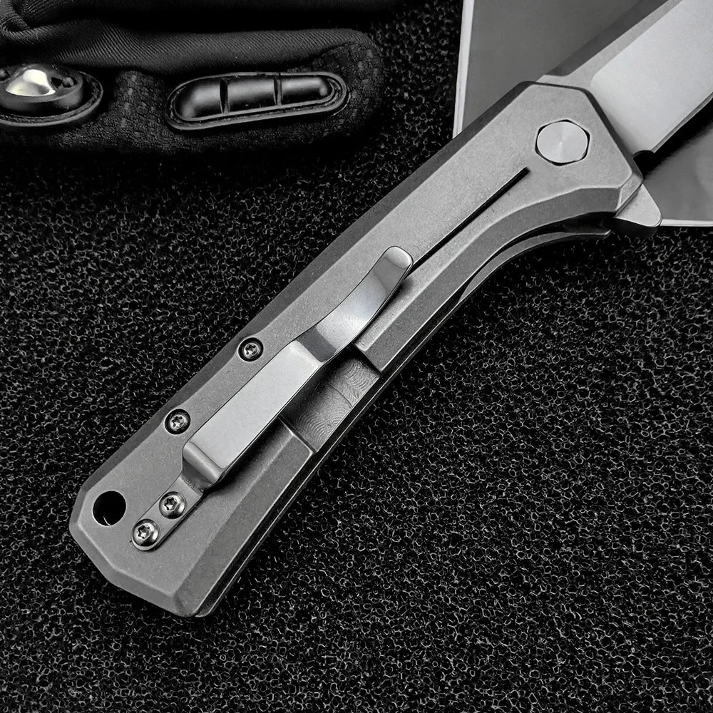 DIY Supplies Woodworking EDC Folding Tactical Knife Self Defense