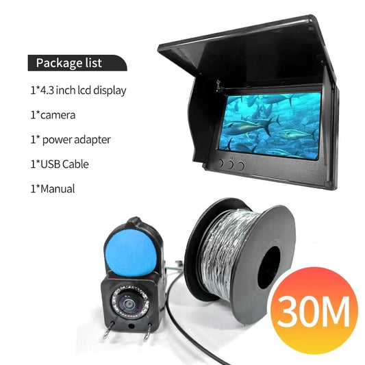 GUANMOU Portable Underwater Fishing Camera Infrared Night Vision Ice Fishing