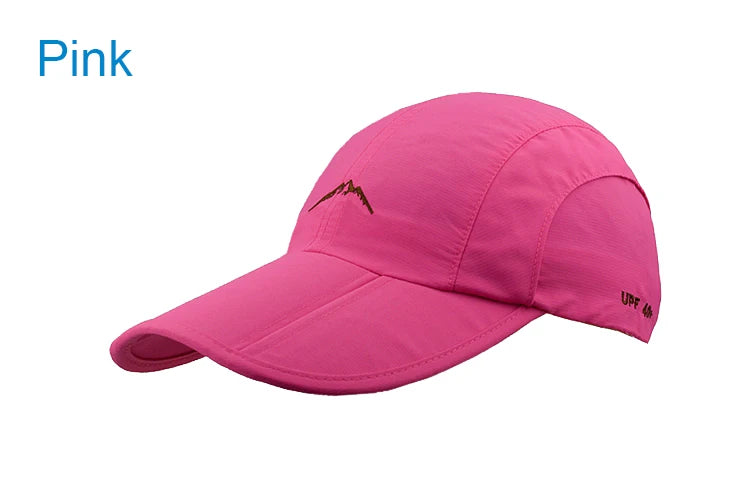 Unisex Quick Drying Outdoor Baseball Cap Foldable Waterproof Sun Protection