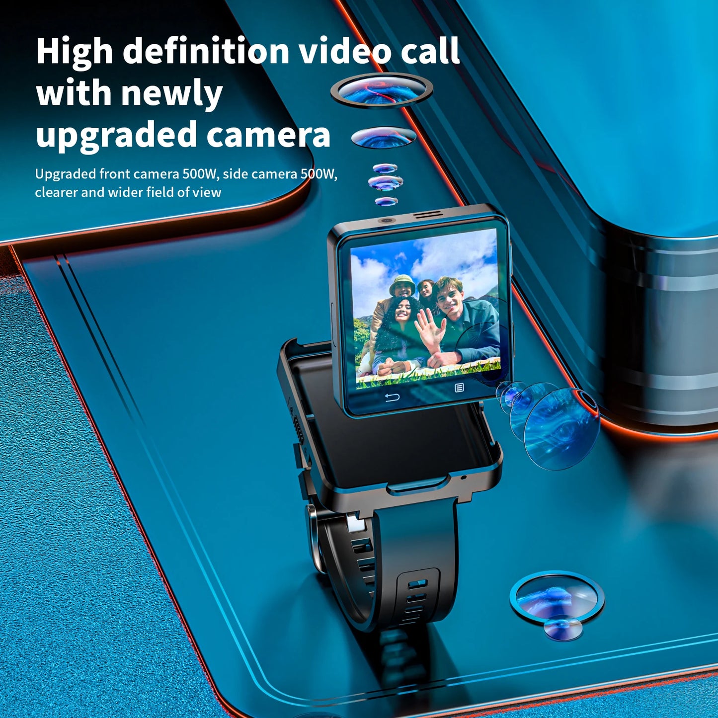 LOKMAT APPLLP 2 MAX Dual Camera Android Smartwatch Phone