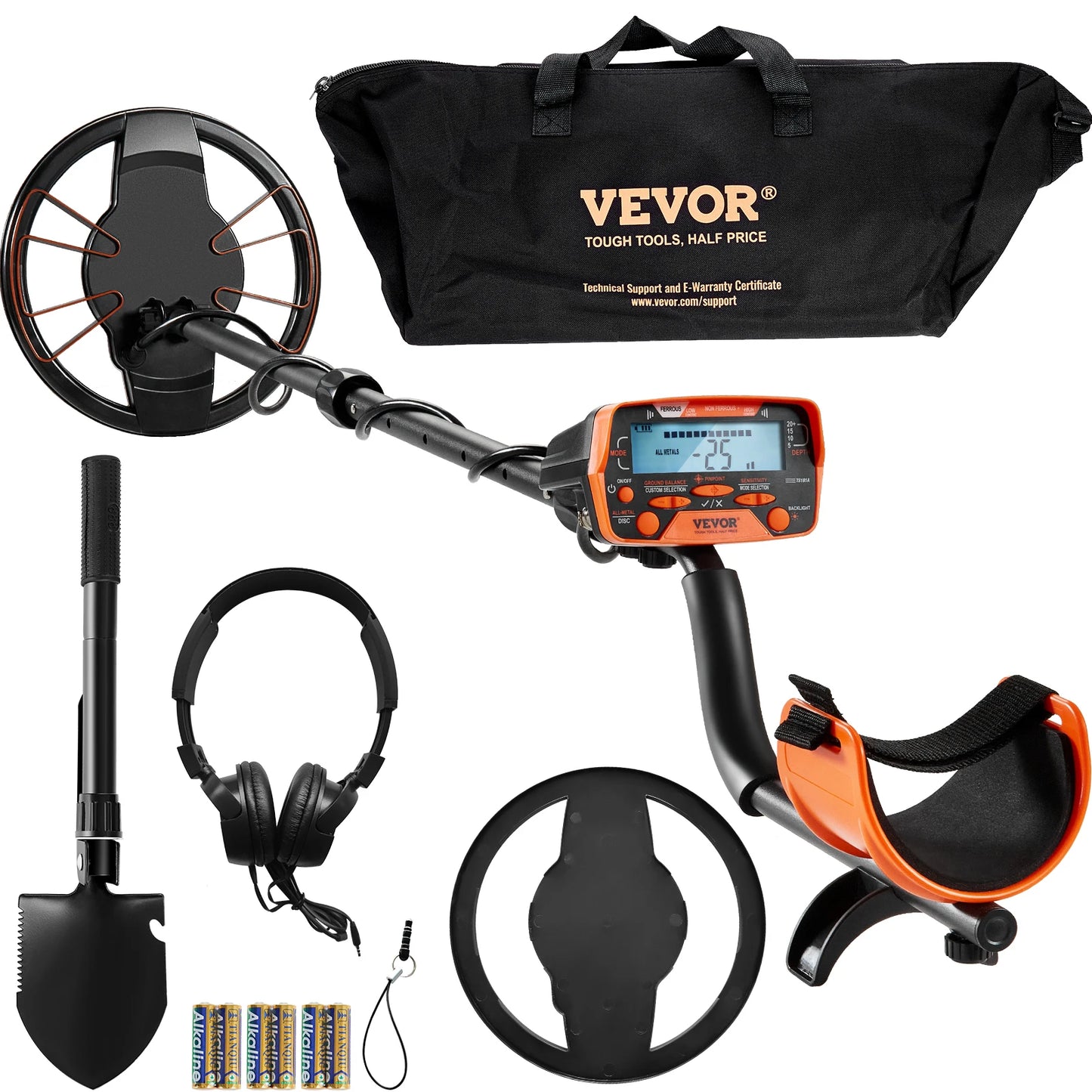 VEVOR Metal Detector for Adults and Kids with LCD Display