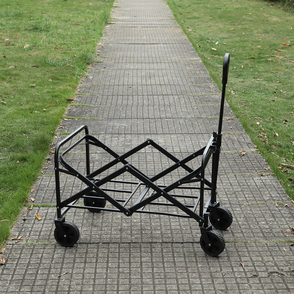 APWIKOGER Collapsible Wagon Cart Heavy Duty Foldable Utility Outdoor