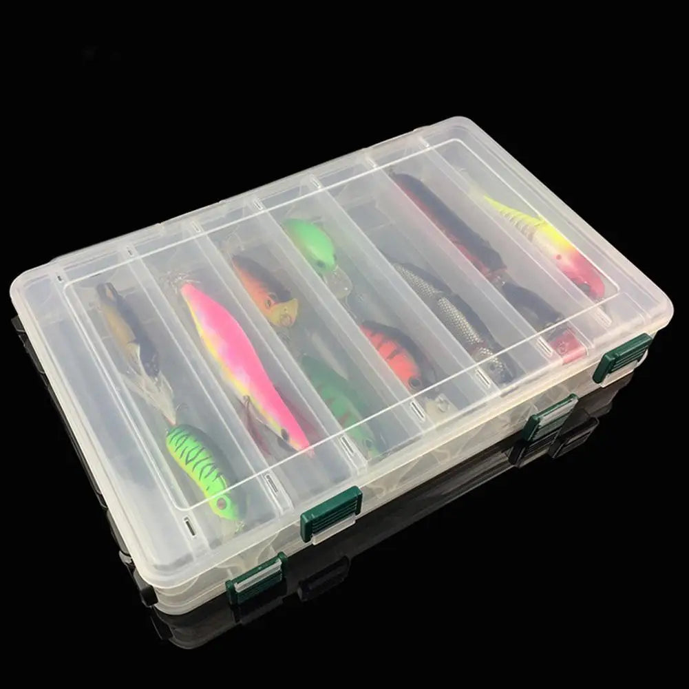APWIKOGER Fishing Lure Box Double Sided Storage Case