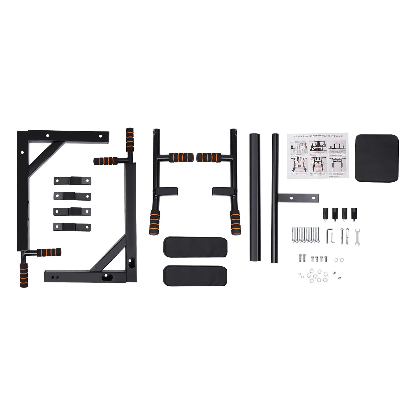 Highconcerned Pull Up Bar And Dip Station 200kg Capacity
