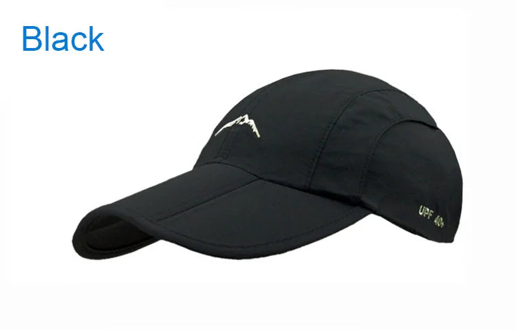 Unisex Quick Drying Outdoor Baseball Cap Foldable Waterproof Sun Protection
