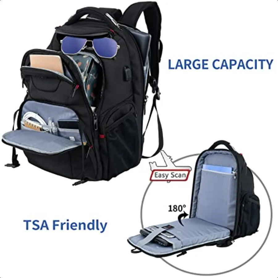 VANKEAN Travel Laptop Backpack TSA Friendly Anti Theft RFID Pockets