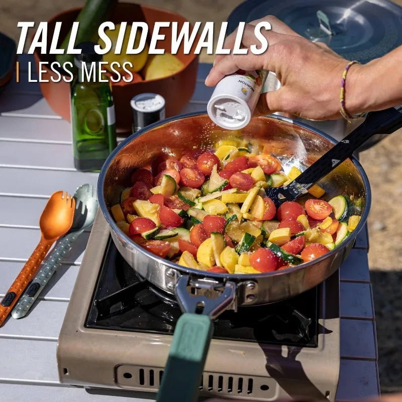 ComplEAT Camping Cook Set Dishwasher Safe Outdoor Kitchenware