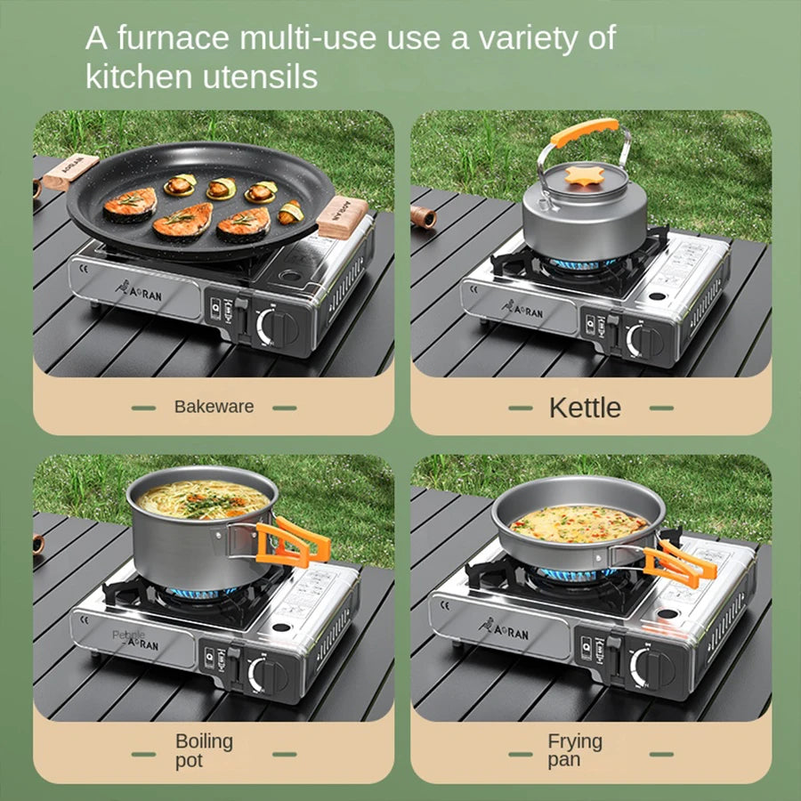 Portable Card Stove 2900W Camping Gas Stove For Outdoor Use