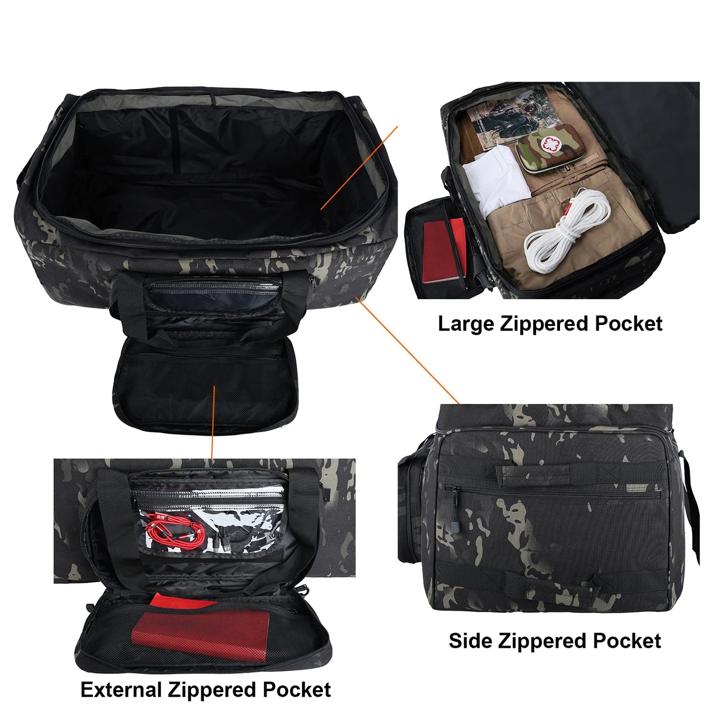 Fujian Military Camouflage Luggage Rolling Trolley Case