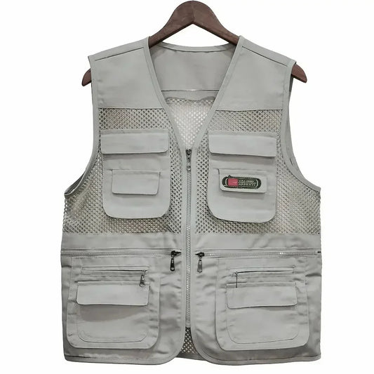Maphissus Summer Mesh Vest With Multi Pocket For Outdoor Photography