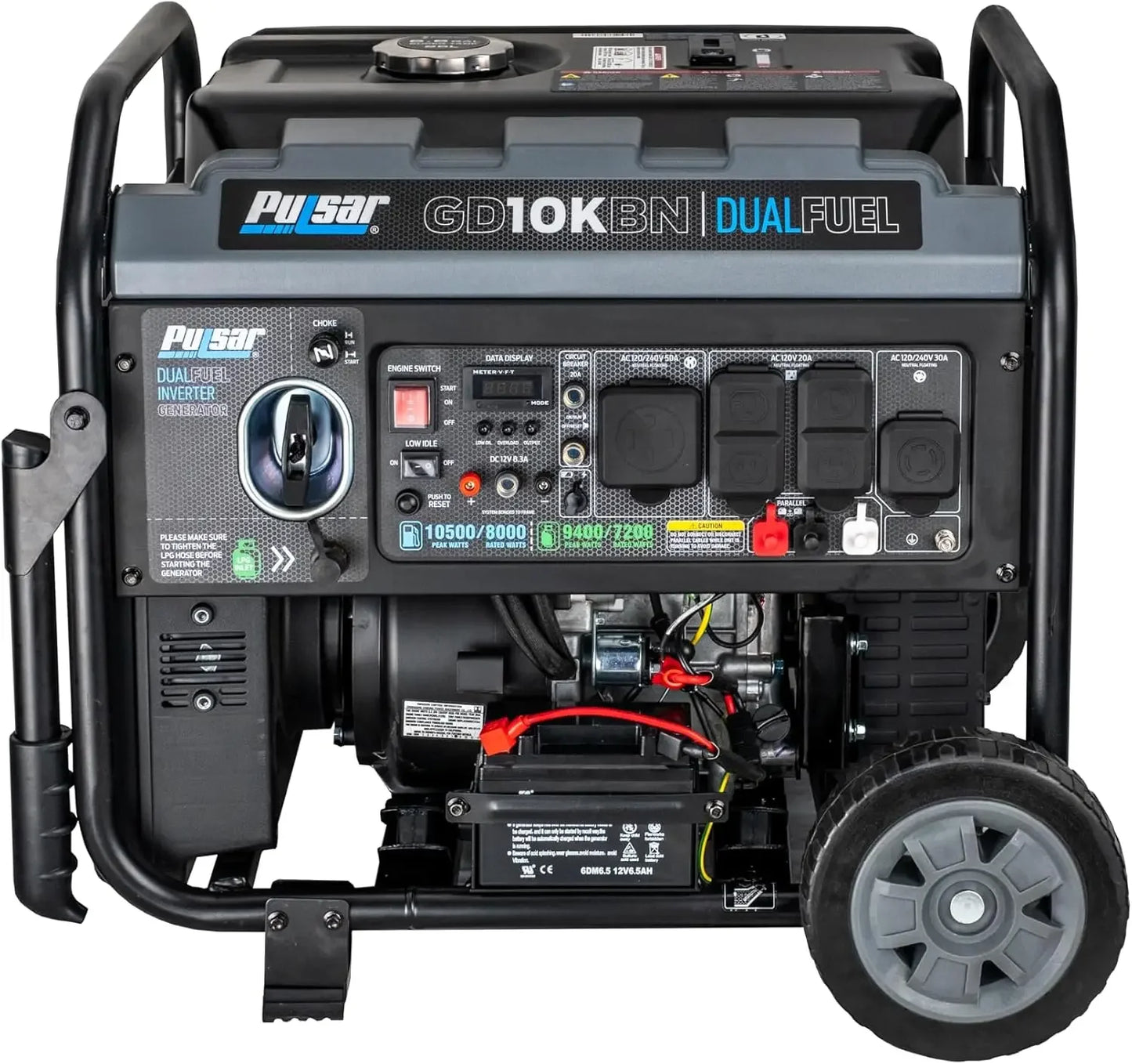 10500W Dual Fuel Portable Inverter Generator GD10KBN