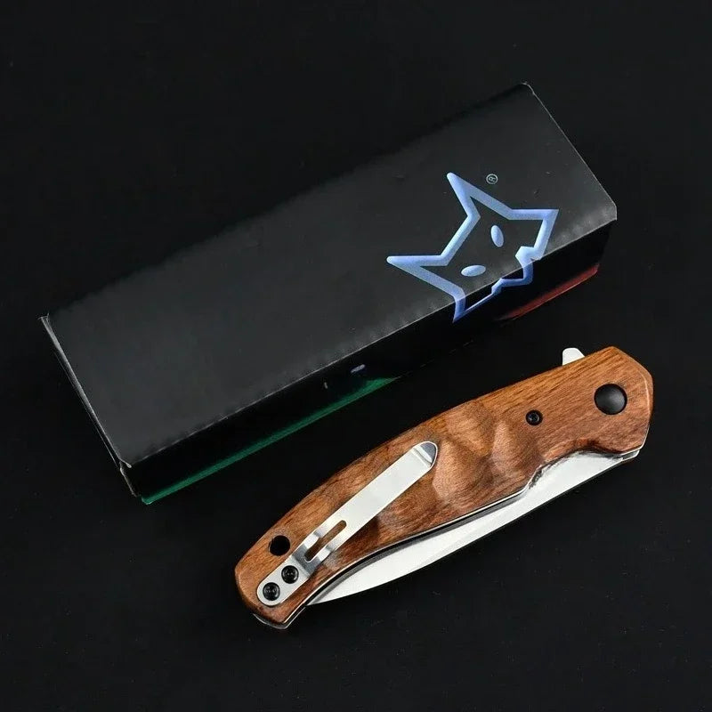 DIY Supplies D2 Steel Folding Knife With Rosewood Handle