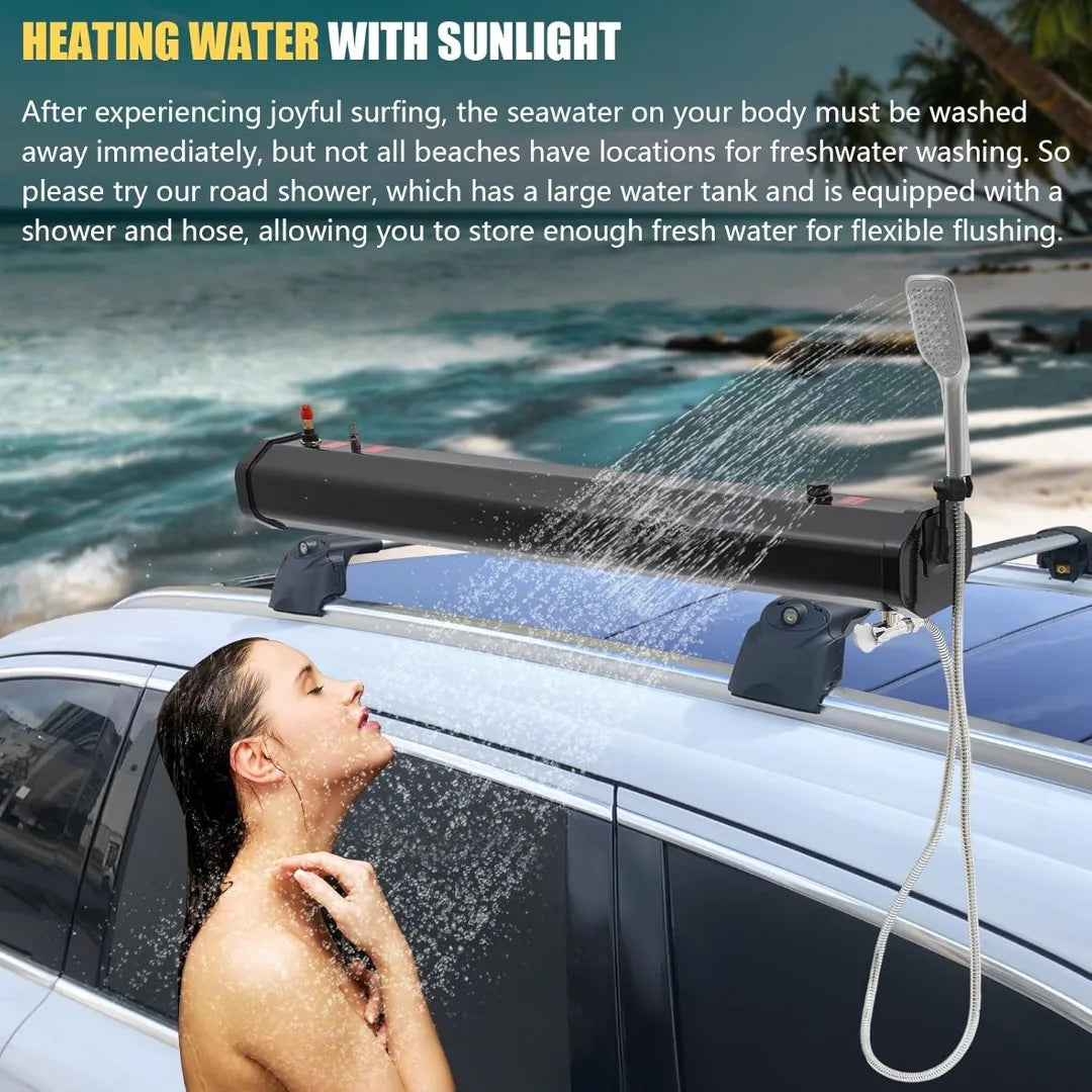 Portable Pressurized Camping Shower With Handheld Showerhead