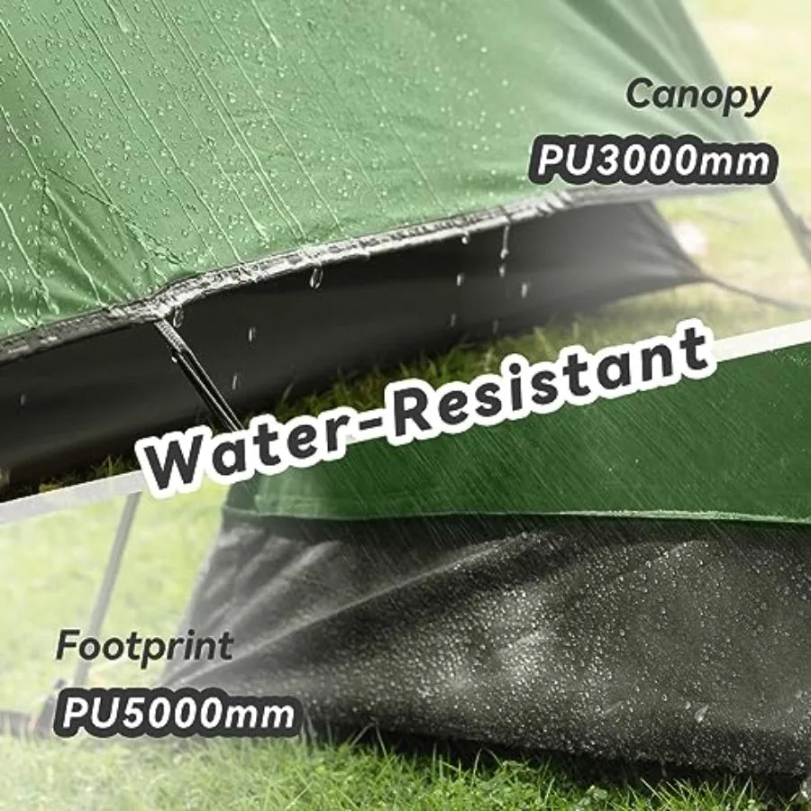 3 To 4 Person Camping Tent Waterproof Windproof Lightweight Backpacking