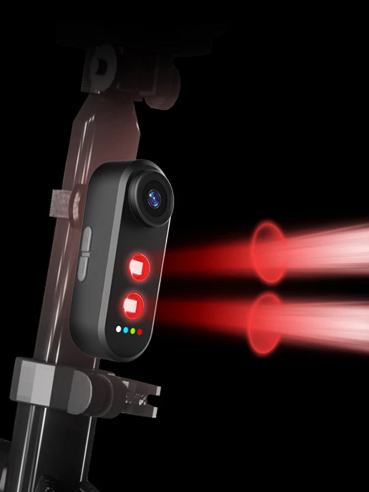 APWIKOGER Bike Camera With Tail Light 150 Degree Wide Angle