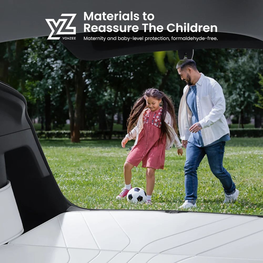 YZFilling Leather Trunk Mat for Tesla Model Y Water Resistant