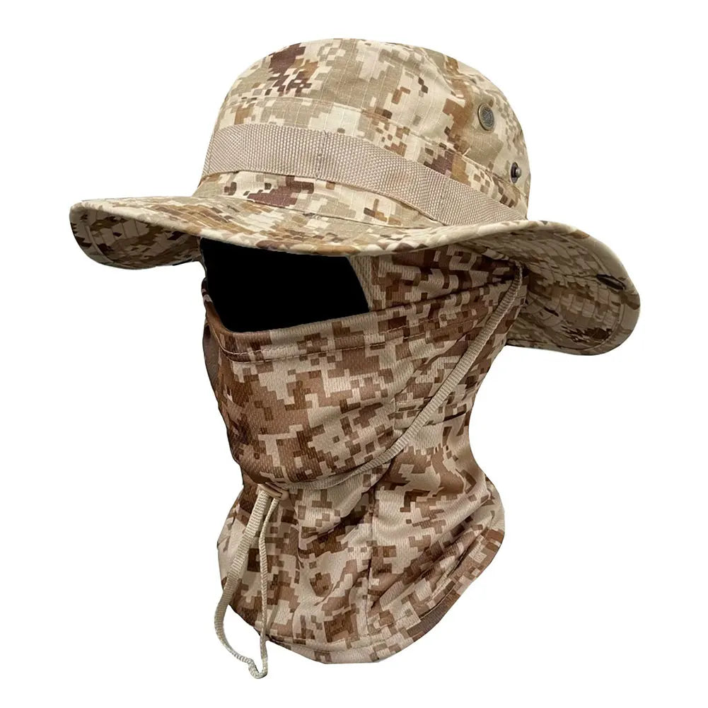 Craft Of Weaving Boonie Hat Balaclava Set Outdoor Sun Protection