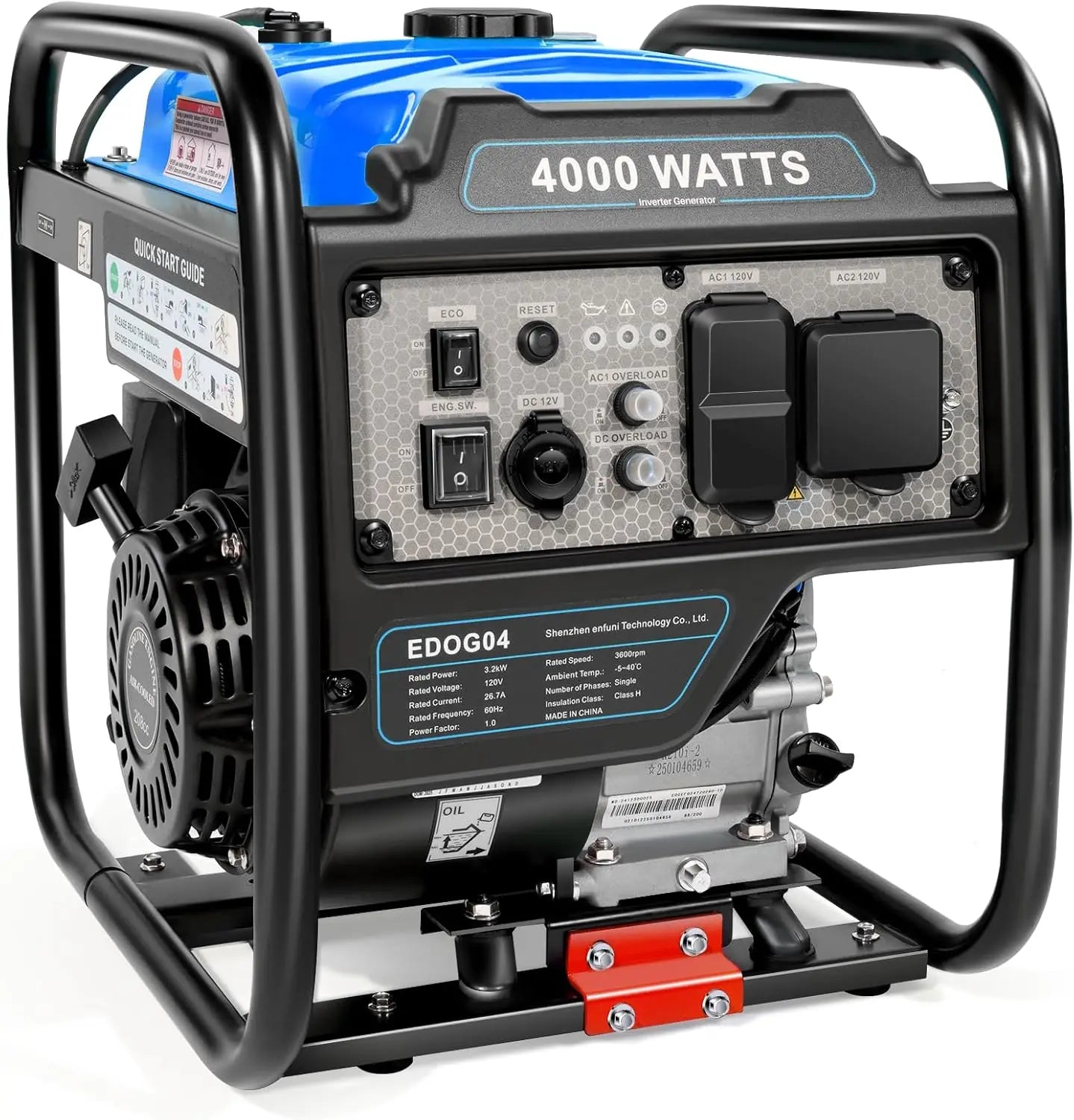 XMSJ 4000W Portable Inverter Generator For Home Emergency Power