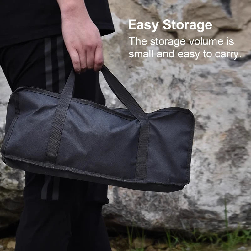 WEST TUNE Portable Folding Camping Table Aluminum With Mesh Bag