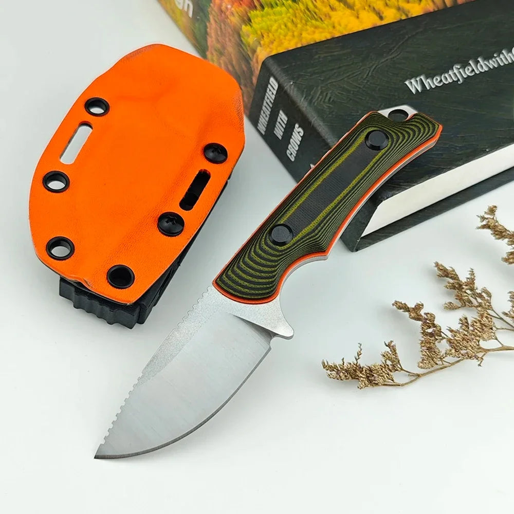 DIY Supplies Outdoor Fixed Blade Knife With Kydex Sheath G10