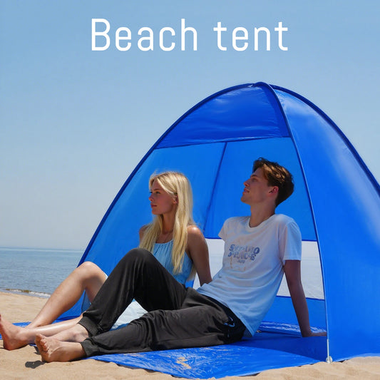 Pakicetus Pop-Up Beach Tent With Handbag Quick Automatic Opening