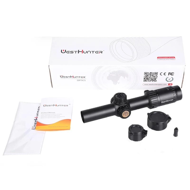 WestHunter HD 1 to 6x24 IR LPVO Riflescope Illumination