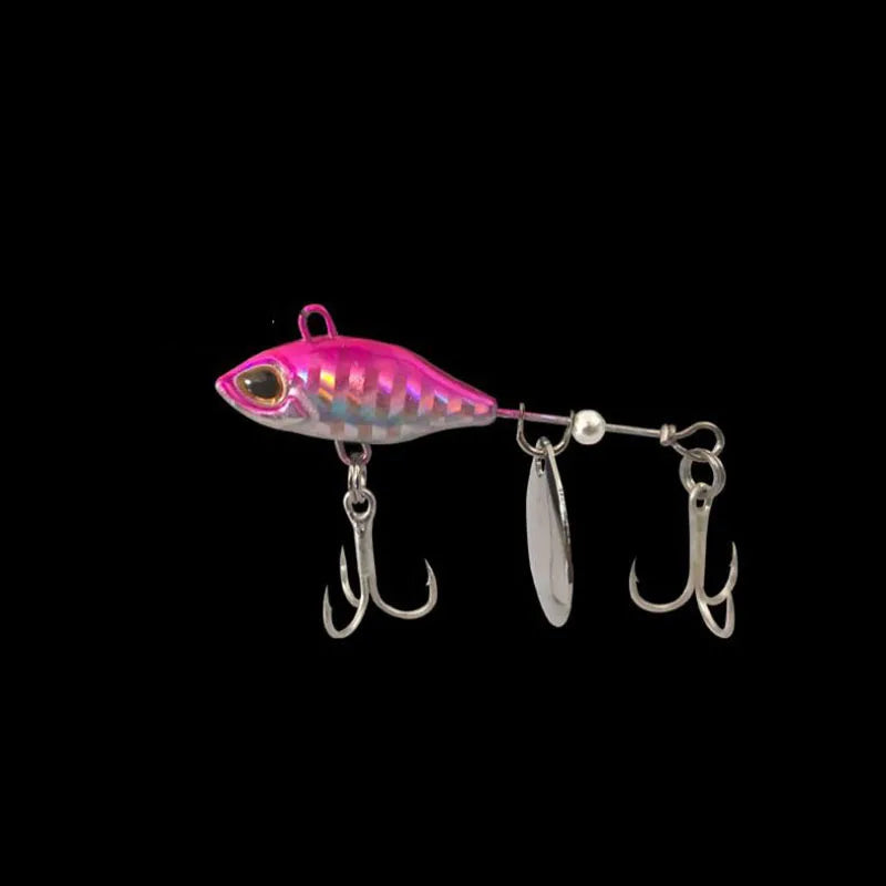 Long Shot Rotating Vibration Bait Spinner Tail Spoon Lure