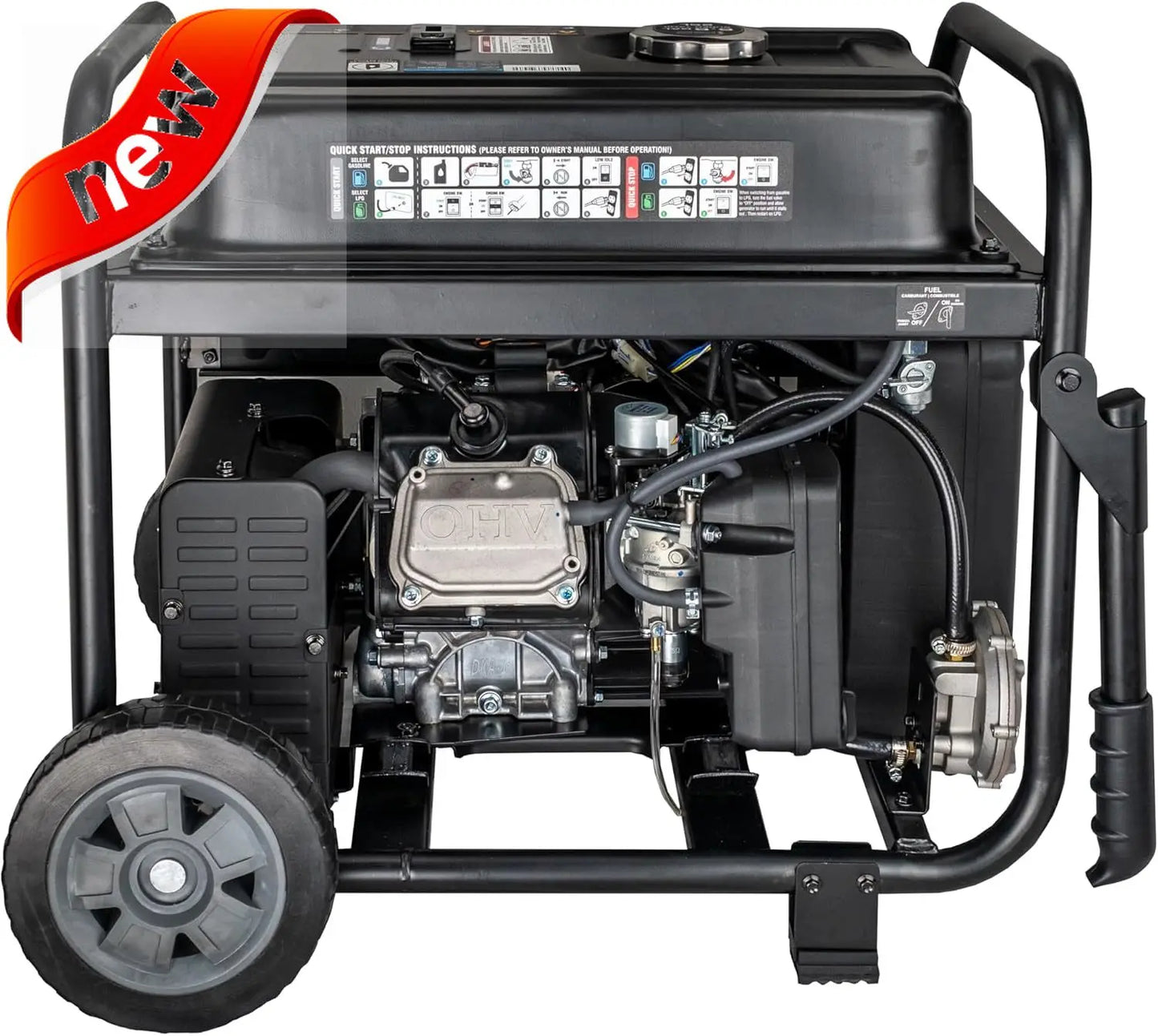 10500W Dual Fuel Portable Inverter Generator GD10KBN
