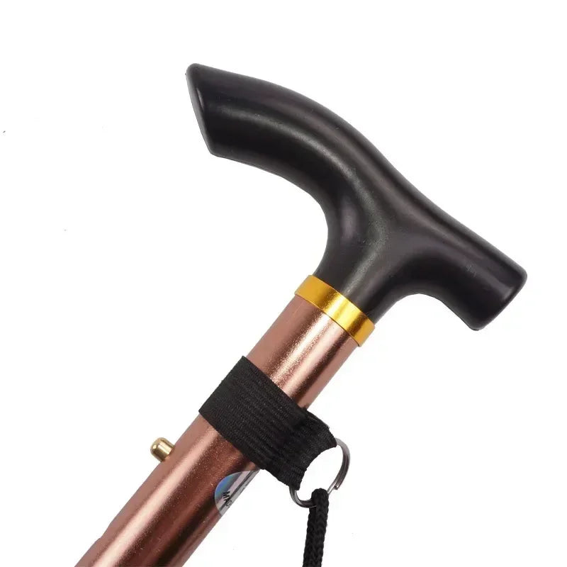 Noocuxuekon Adjustable Telescopic Folding Aluminum Walking Stick
