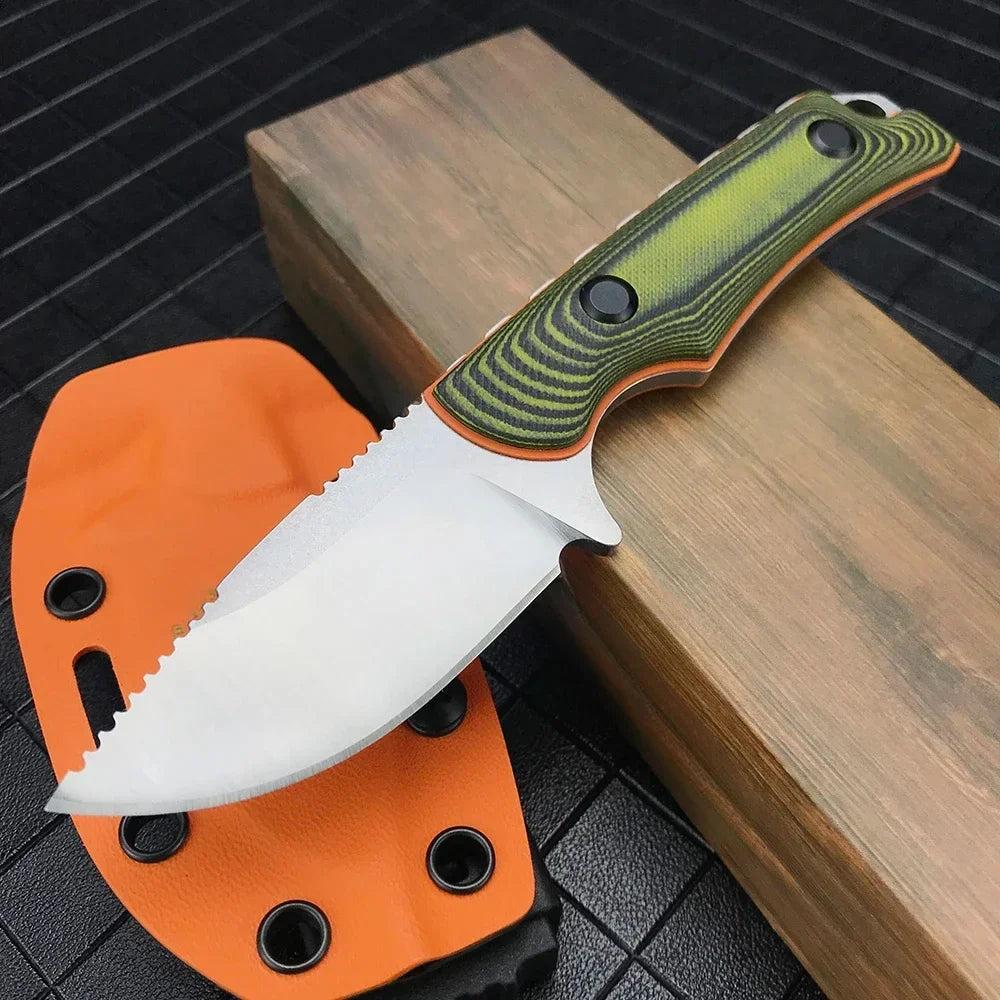 DIY Supplies Outdoor Fixed Blade Knife With Kydex Sheath G10