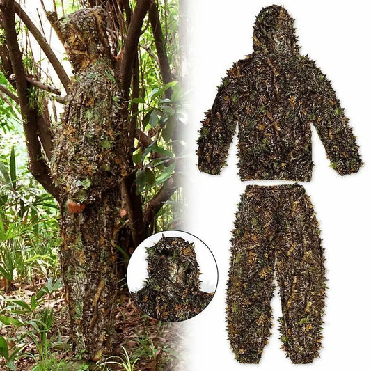 Hubei 3D Ghillie Suit Tactical Camouflage Jungle Clothing