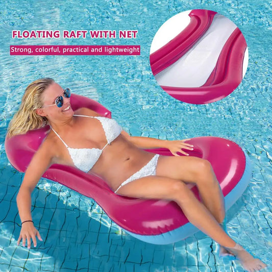 Float Lounger Inflatable Floating Bed Air Mattress