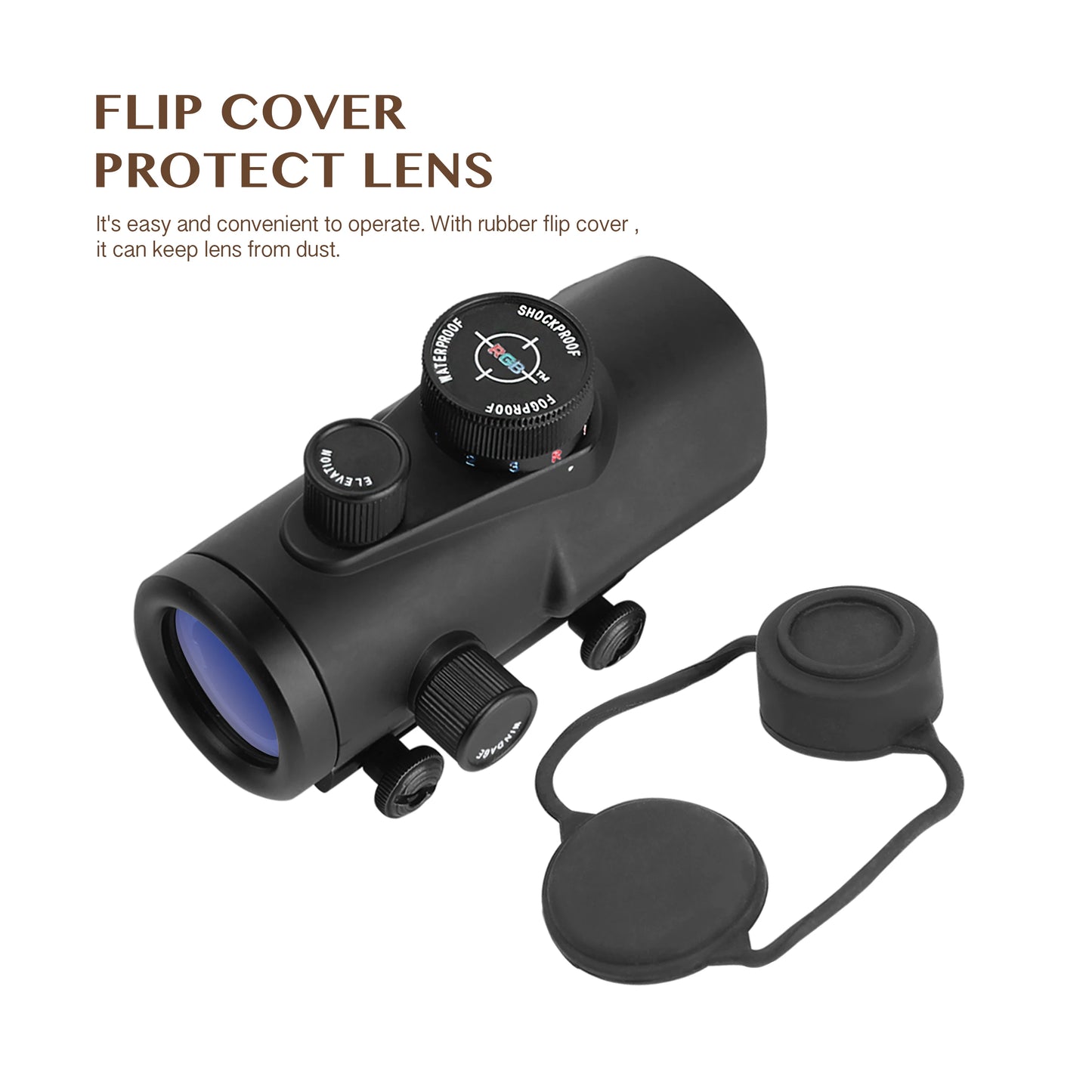 Function 5 MOA Dot Sight Reflex Rifle Scope 1X Optics