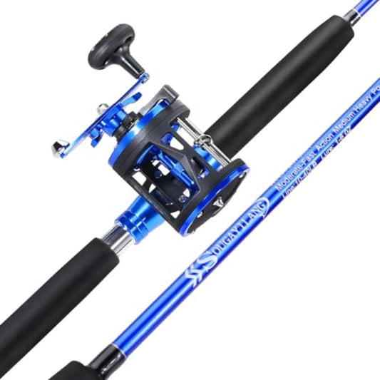 High Concerned Trolling Rod Combo 3.8 to 1 Saltwater