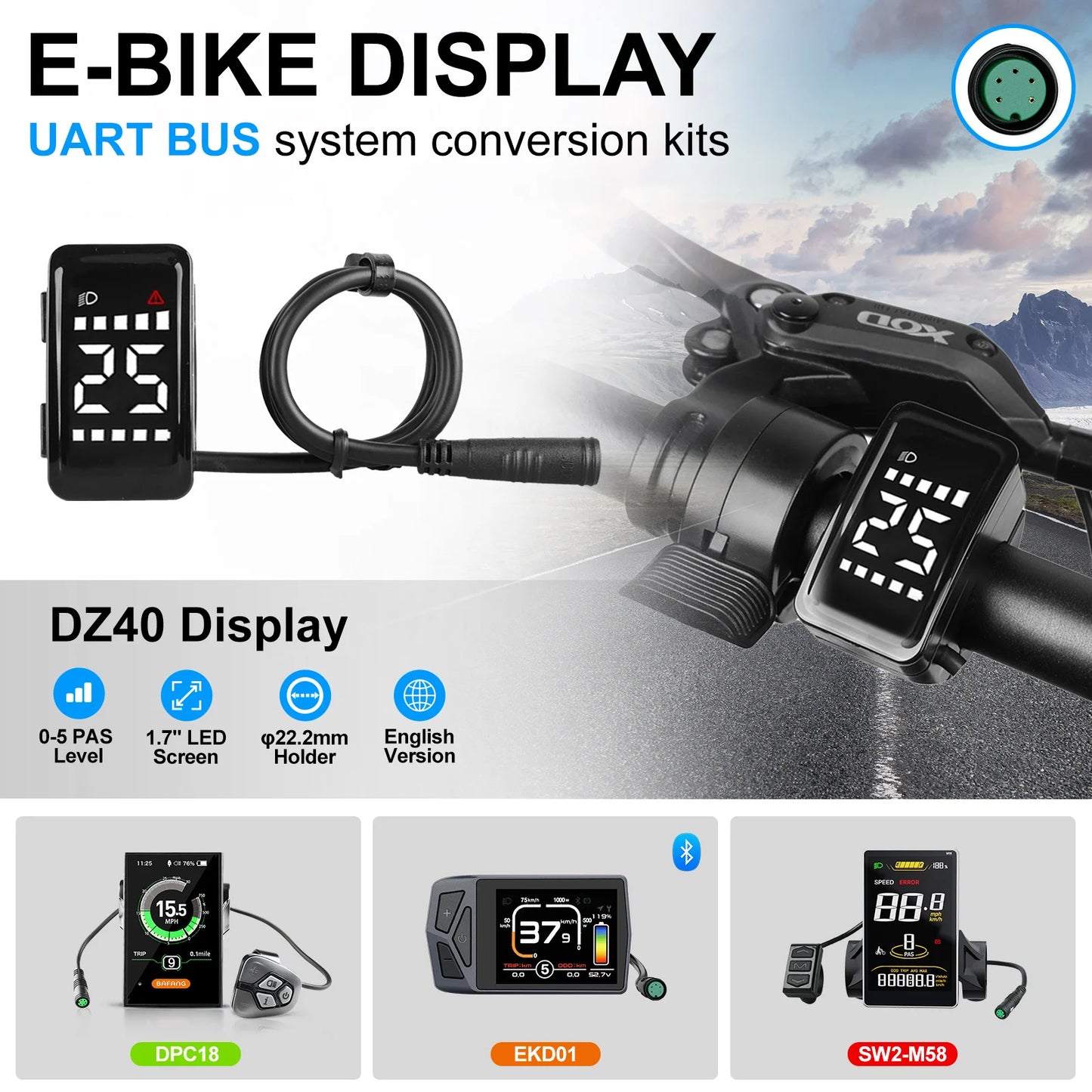 BAFANG 1000W Fat Tire Hub Motor For Snow Electric Bike