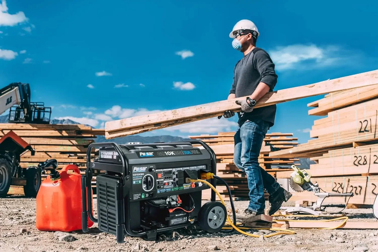 10500W Dual Fuel Portable Inverter Generator GD10KBN